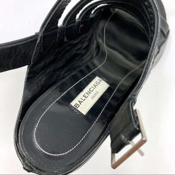 Balenciaga Caged Peep Toe Sandals - Picture 3 of 8